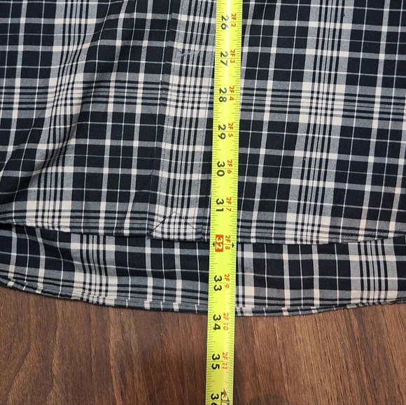 Ralph Lauren Mens Blake Plaid Black Beige Size XL Long Sleeve Button Down Shirt - Picture 5 of 6